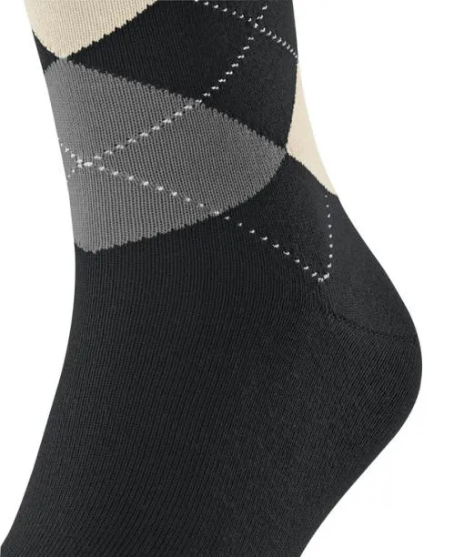 Men Sensitive Argyle Men Socks Black FALKE Socks