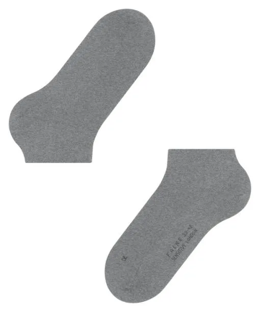Men Sensitive London Men Sneaker Socks Light Greymel FALKE Ankle Socks