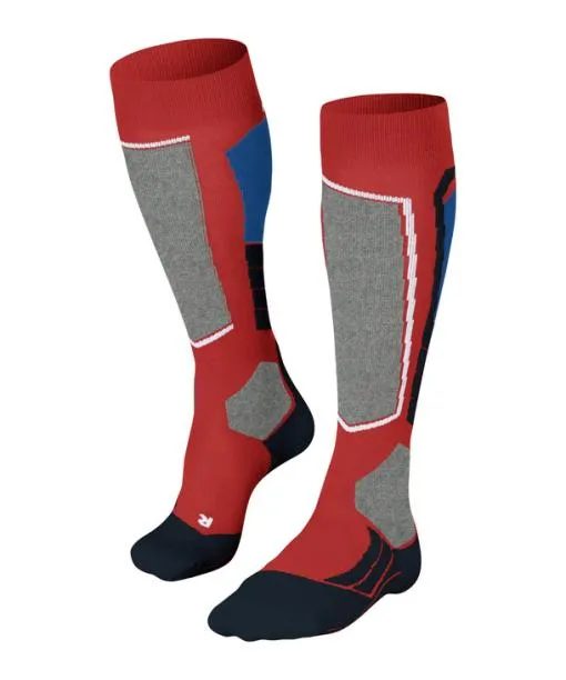 Men SK2 Intermediate Men Skiing Kneehigh Socks Tangerine FALKE Ski Socks