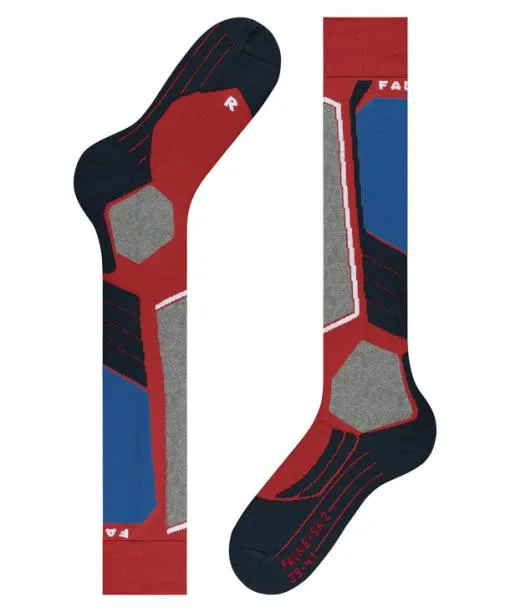 Men SK2 Intermediate Men Skiing Kneehigh Socks Tangerine FALKE Ski Socks