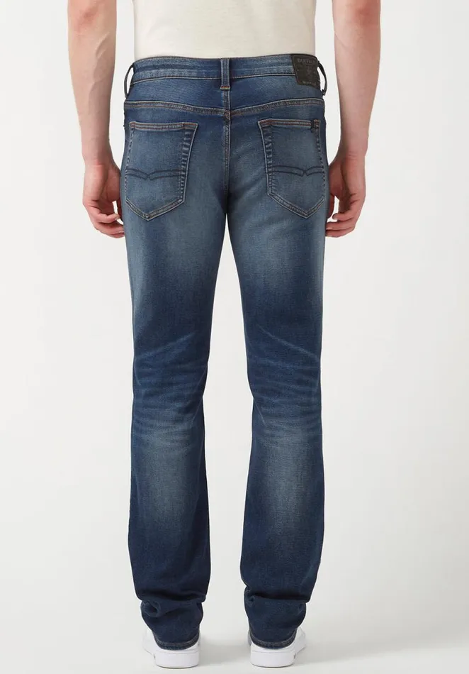Men Straight Six Indigo Men039s Fleece Jeans Indigo Buffalo David Bitton Straight Six