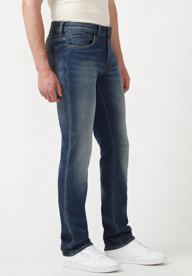 Men Straight Six Indigo Men039s Fleece Jeans Indigo Buffalo David Bitton Straight Six