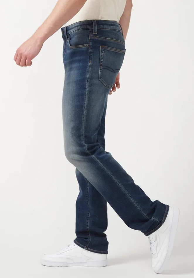 Men Straight Six Indigo Men039s Fleece Jeans Indigo Buffalo David Bitton Straight Six