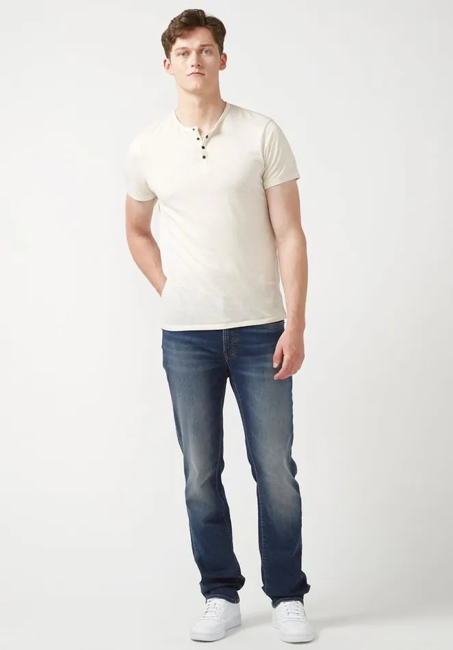 Men Straight Six Indigo Men039s Fleece Jeans Indigo Buffalo David Bitton Straight Six