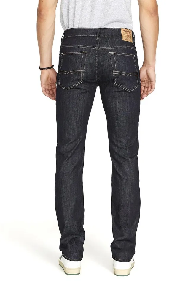 Men Straight Six Rinsed Indigo Jeans Indigo Buffalo David Bitton Straight Six