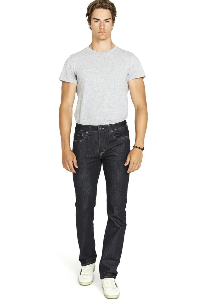 Men Straight Six Rinsed Indigo Jeans Indigo Buffalo David Bitton Straight Six