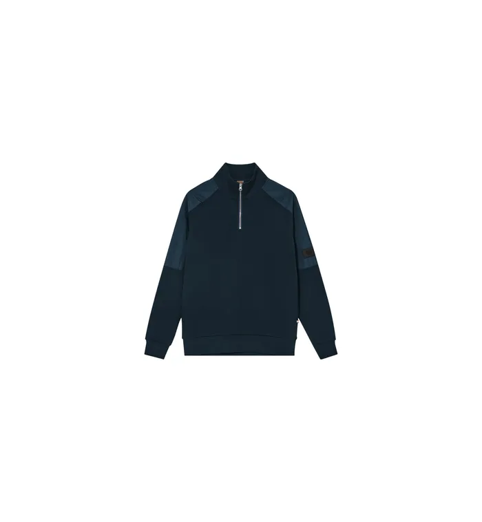 Men Sweatshirts MOS MOSH MMGJayson Zip Sweat Salute Navy