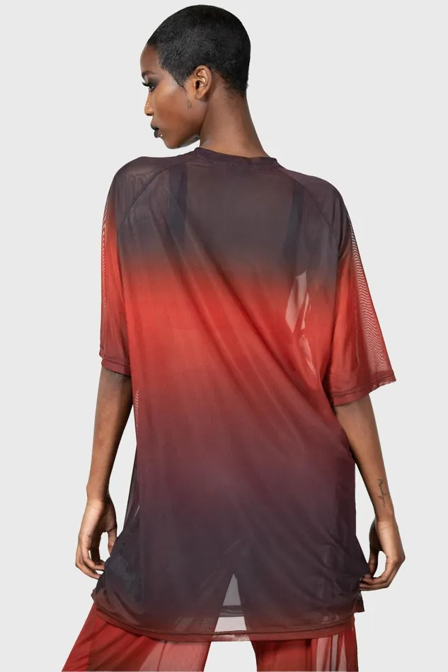 Men TShirts and Vests Killstar Unreal Trance Mesh Top