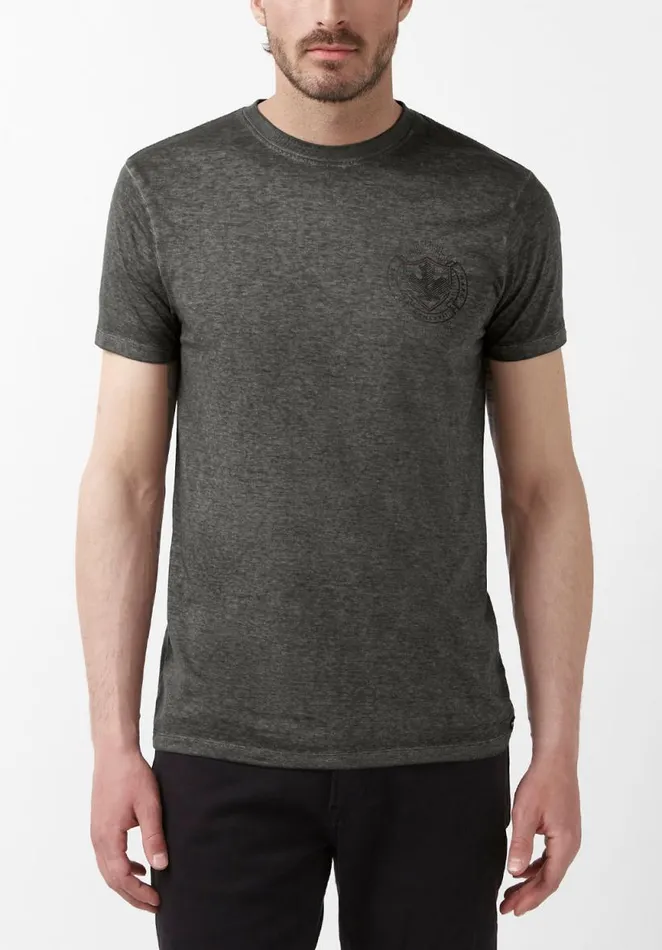 Men Tamen Grey ShortSleeve Mens TShirt Charcoal Buffalo David Bitton Tops and Tees