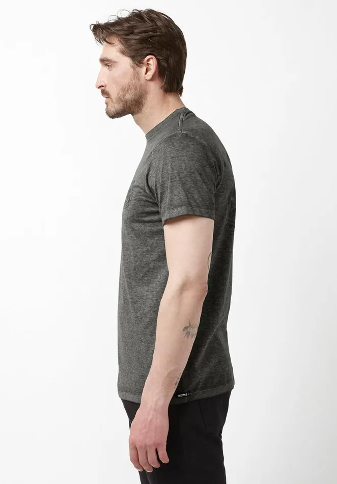 Men Tamen Grey ShortSleeve Mens TShirt Charcoal Buffalo David Bitton Tops and Tees
