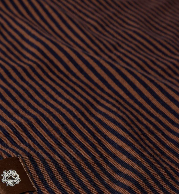 Men Tees MOS MOSH MMGHali Stripe Knit Tee Indigo Blue Stripe