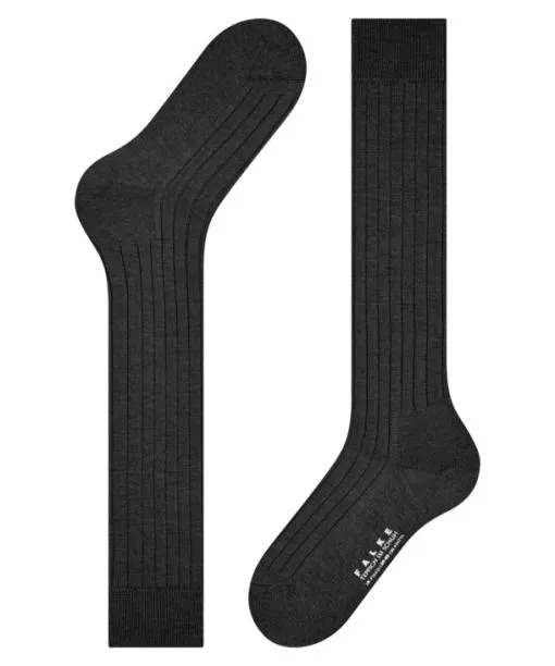 Men Teppich Im Schuh Men Kneehigh Socks Black FALKE Knee High Socks