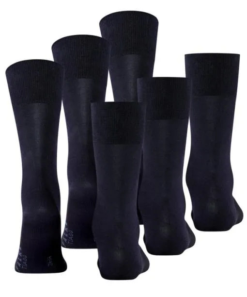 Men Tiago 3Pack Men Socks Dark Navy FALKE Socks