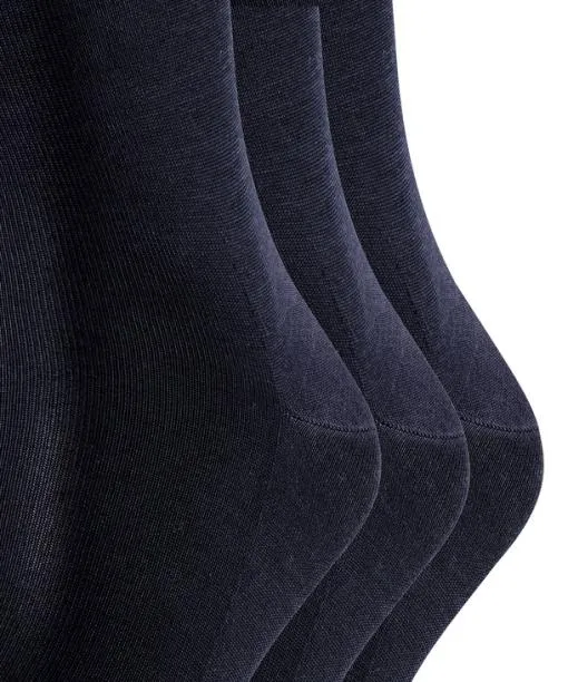 Men Tiago 3Pack Men Socks Dark Navy FALKE Socks