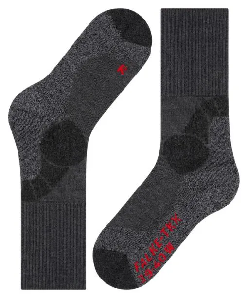 Men TKX Expedition Men Trekking Socks Asphalt Mel FALKE Hiking Socks