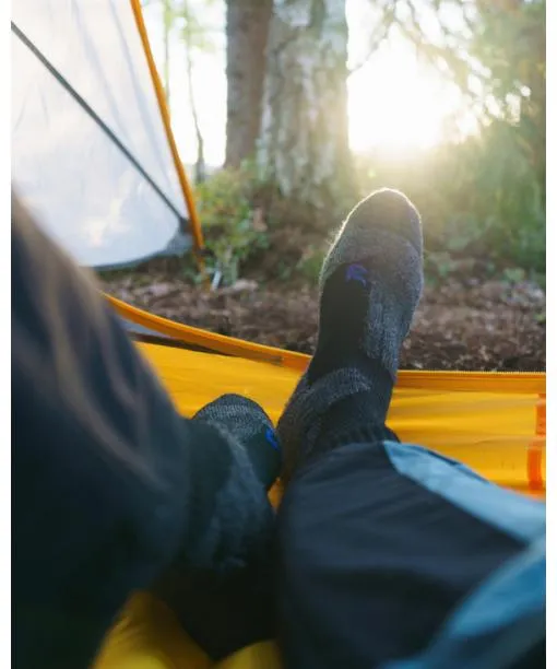 Men TK1 Adventure Cool Men Trekking Socks Black FALKE Hiking Socks