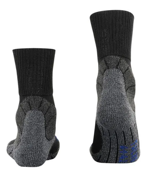 Men TK1 Adventure Cool Men Trekking Socks Black FALKE Hiking Socks