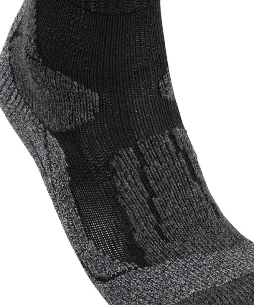 Men TK1 Adventure Cool Men Trekking Socks Black FALKE Hiking Socks