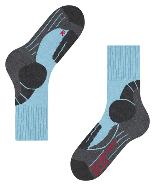 Men TK1 Adventure Men Trekking Socks Arctic Sky FALKE Hiking Socks