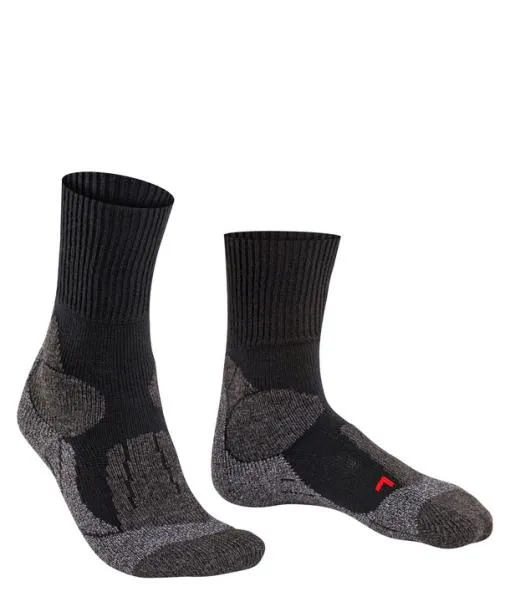 Men TK1 Adventure Men Trekking Socks Black FALKE Hiking Socks