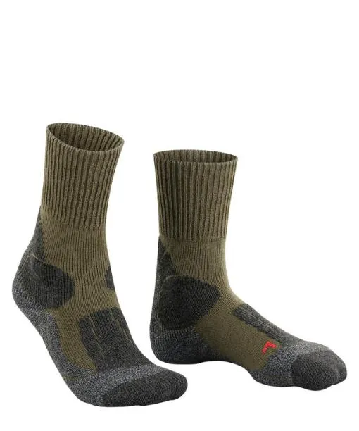 Men TK1 Adventure Men Trekking Socks Olive FALKE Hiking Socks