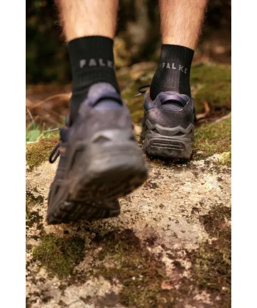 Men TK2 Explore Cool Short Men Trekking Short Sock Black FALKE Hiking Socks