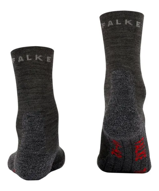 Men TK2 Explore Sensitive Men Trekking Socks Asphalt Mel FALKE Hiking Socks