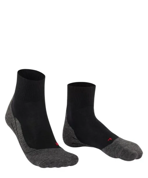 Men TK5 Wander Wool Short Men Trekking Short Sock Black FALKE Hiking Socks