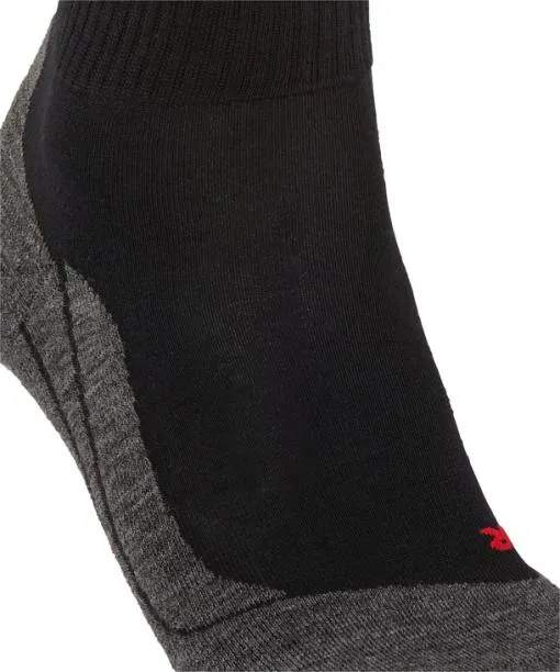Men TK5 Wander Wool Short Men Trekking Short Sock Black FALKE Hiking Socks