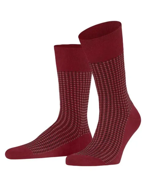 Men Uptown Tie Men Socks Scarlet FALKE Socks