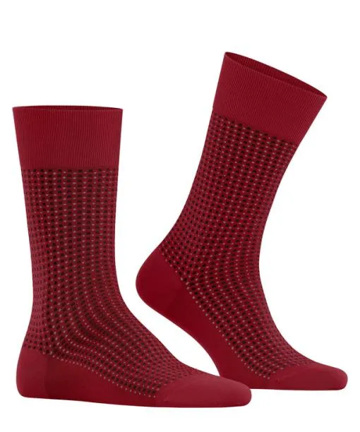 Men Uptown Tie Men Socks Scarlet FALKE Socks