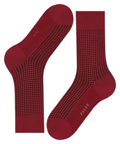 Men Uptown Tie Men Socks Scarlet FALKE Socks