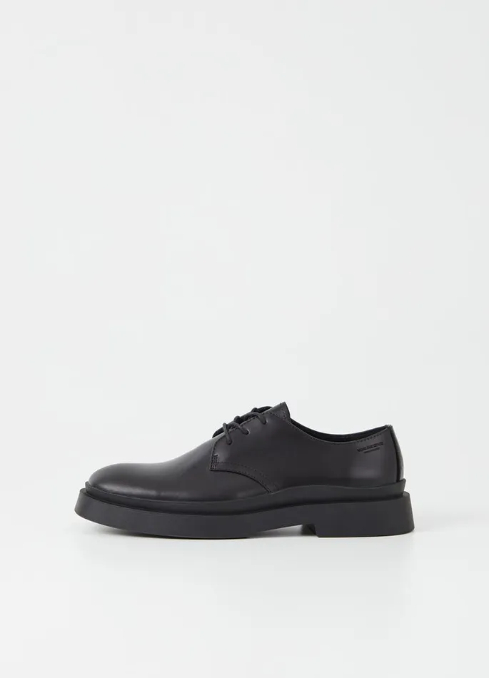 Men Vagabond Shoes MIKE SHOES Black Leather