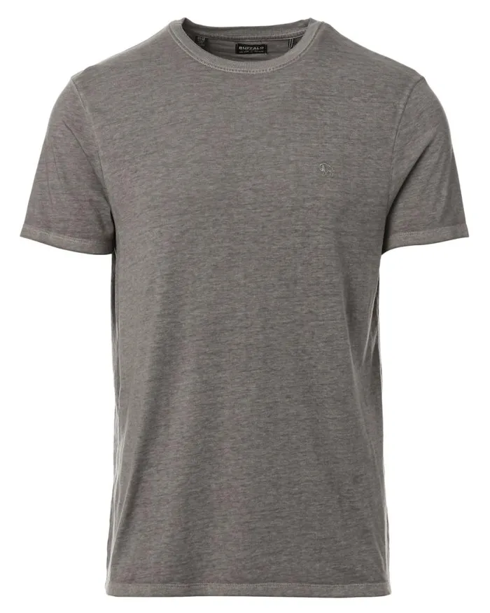 Men Vintage Wash Kathir TShirt True Blue Buffalo David Bitton Tops and Tees