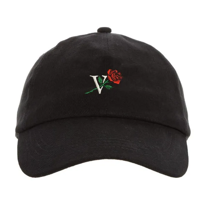 MenWomen BEANIES CAPS and SCARVES Vertere Berlin V ROSE CAP 8211 BLACK