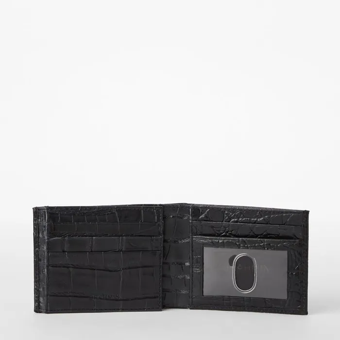 MenWomen Brahmin Mens Wallets Bifold Black Baypoint