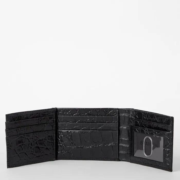 MenWomen Brahmin Mens Wallets Bifold Black Baypoint