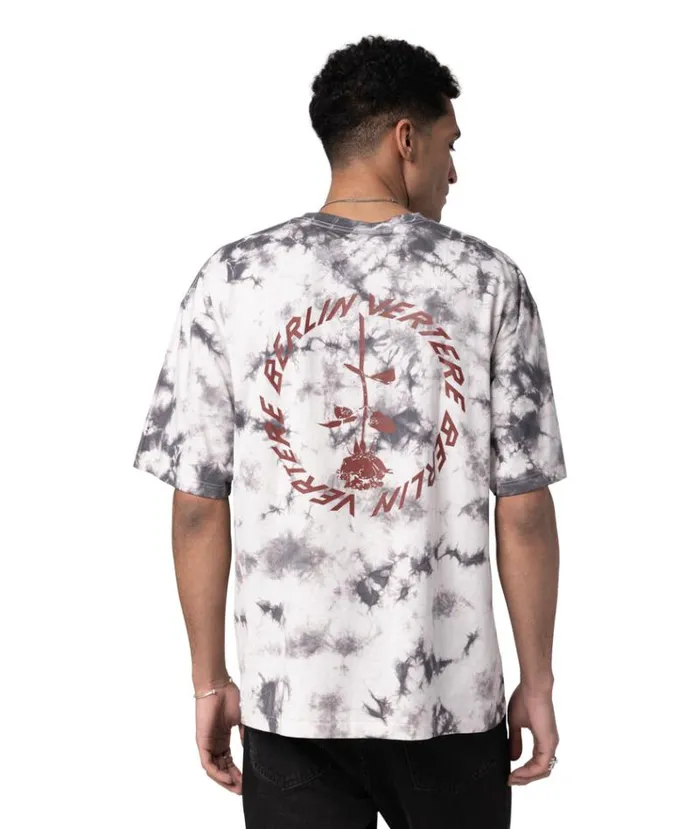 MenWomen TSHIRTS and SHIRTS Vertere Berlin CIRCLE LOGO TSHIRT 8211 GREY TIE DYE