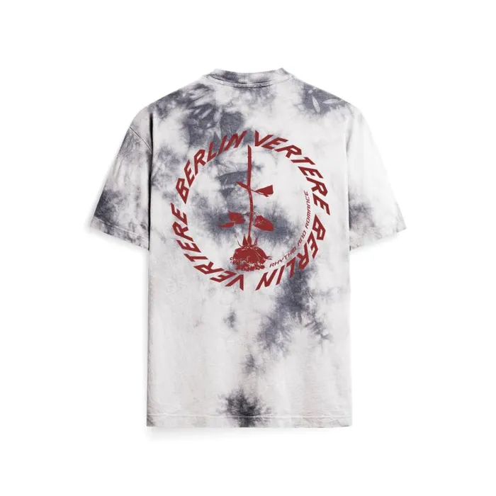 MenWomen TSHIRTS and SHIRTS Vertere Berlin CIRCLE LOGO TSHIRT 8211 GREY TIE DYE