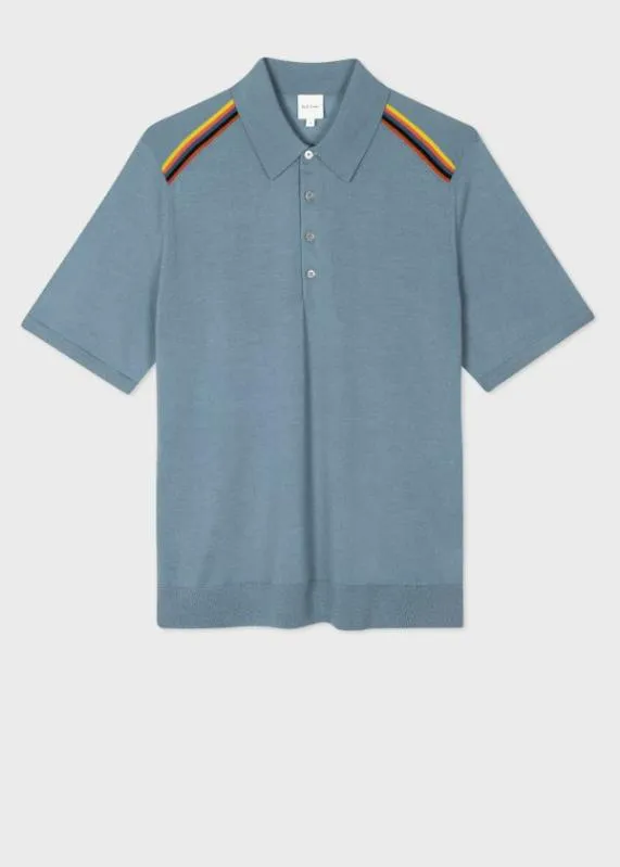 Mens 039Artist Stripe039 Merino Wool Polo Paul Smith Polo Shirts