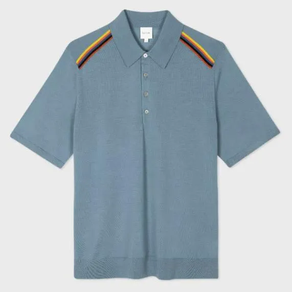 Mens 039Artist Stripe039 Merino Wool Polo Paul Smith Polo Shirts