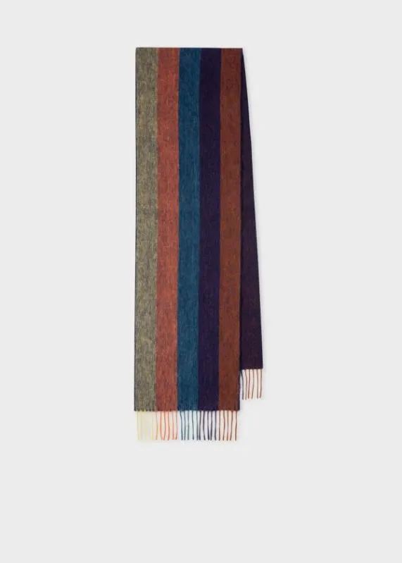 Mens 039Artist Stripe039 Scarf Paul Smith Scarves