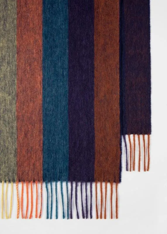 Mens 039Artist Stripe039 Scarf Paul Smith Scarves Mens 039Artist Stripe039 Scarf Paul Smith Scarves