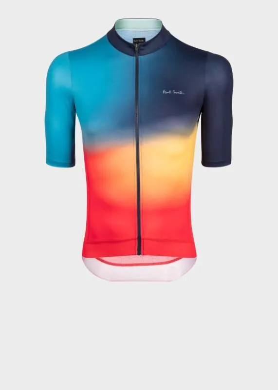 Mens 039Artist Stripe Fade039 Race Fit Cycling Jersey Paul Smith Cycling