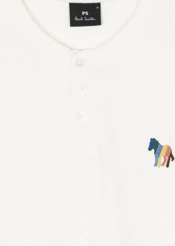 Mens 039Broad Stripe Zebra039 Henley Top Paul Smith TShirts