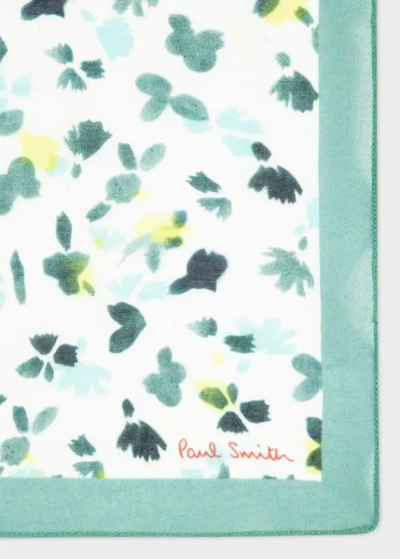 Mens 039Floral039 Pocket Square Paul Smith Pocket Squares Mens 039Floral039 Pocket Square Paul Smith Pocket Squares