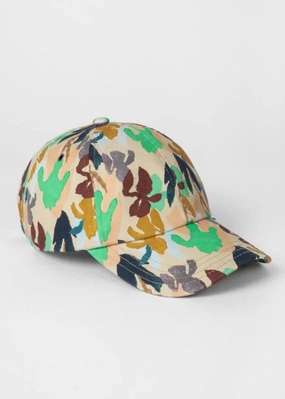 Mens 039Iris039 Print Cotton Cap Paul Smith Hats and Gloves Mens 039Iris039 Print Cotton Cap Paul Smith Hats and Gloves