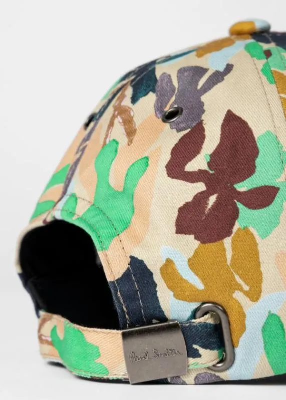 Mens 039Iris039 Print Cotton Cap Paul Smith Hats and Gloves Mens 039Iris039 Print Cotton Cap Paul Smith Hats and Gloves