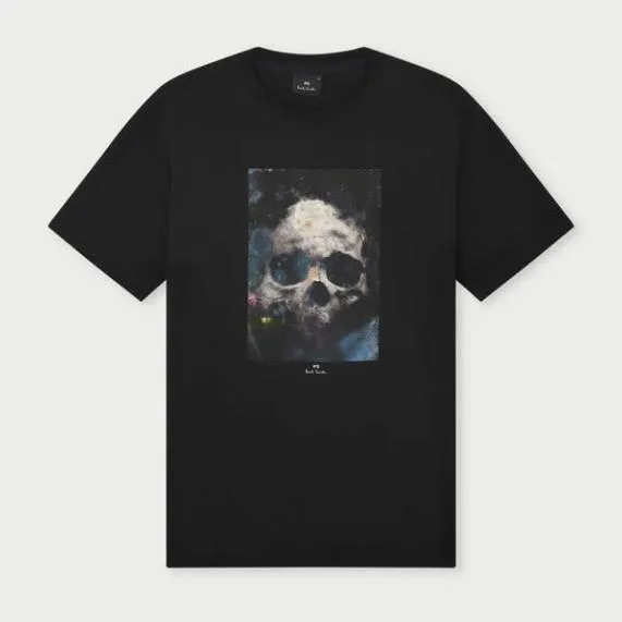 Mens 039Painted Skull039 TShirt Paul Smith TShirts