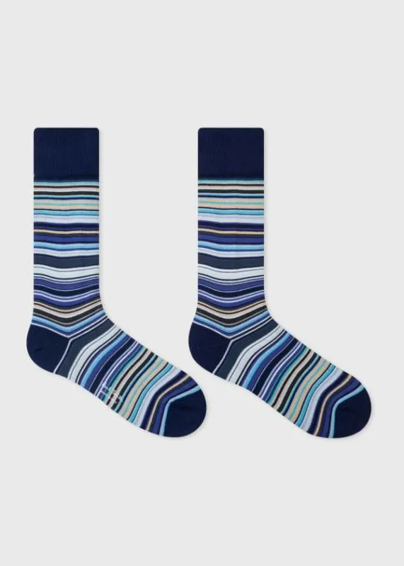 Mens 039Signature Stripe039 Socks Two Pack Paul Smith Socks Mens 039Signature Stripe039 Socks Two Pack Paul Smith Socks